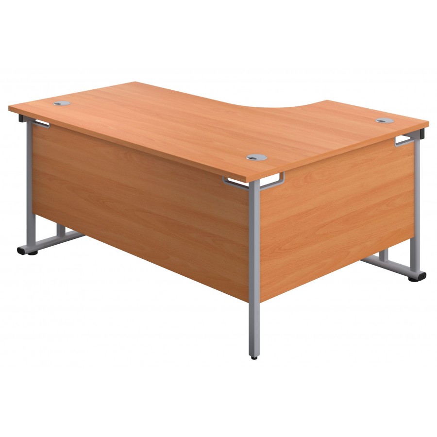 Olton Twin Cantilever Corner Office Desk